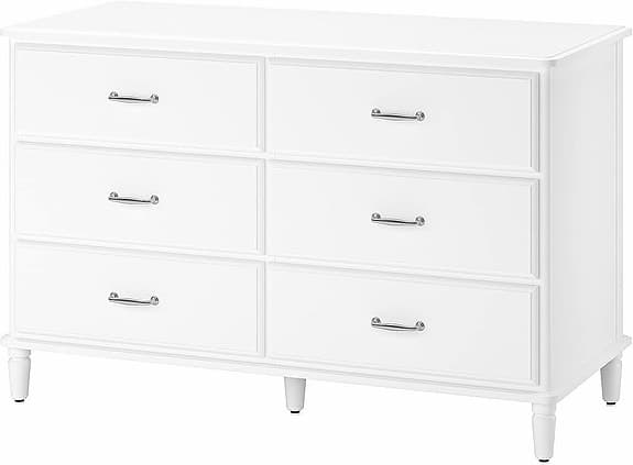 Vit byrå TYSSEDAL från IKEA