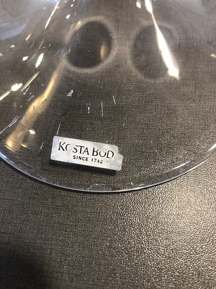 2 Ljusstakar Kosta Boda "Fanfar" i nyskick