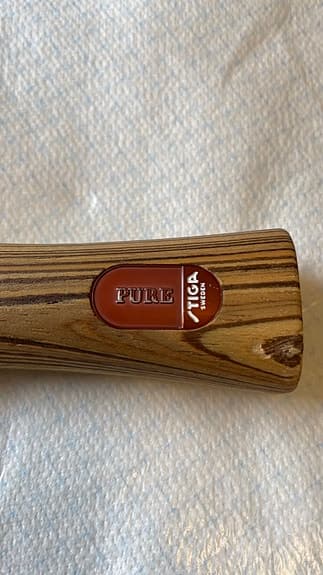 Stiga Pure bordtennisrack med Butterfly Tenergy 05 Hard-belag