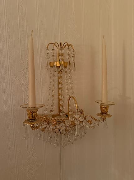 SUPERLÄCKER & UNIK dubbel lampett i TOPPSKICK! Ger MYSIGT SKEN! Jättefin!