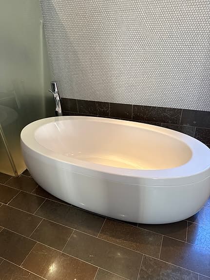 Il Bagno Alessi Fristående badkar vitt oval modell