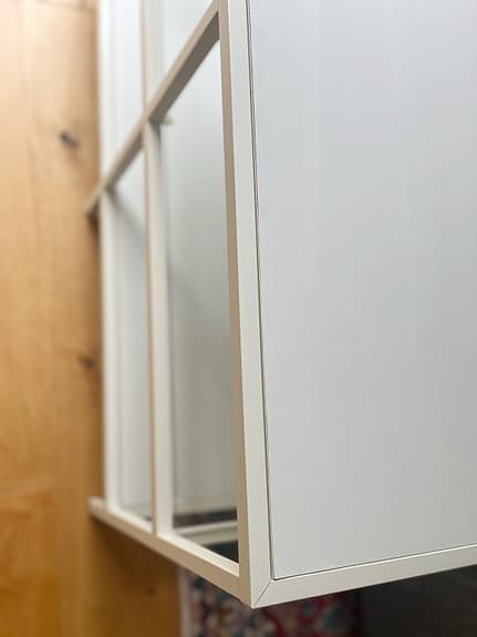 Vit bänk från Ikea