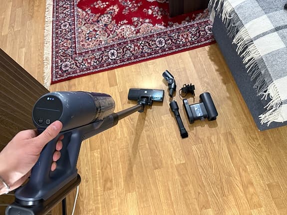 Electrolux sladdlös skaftdammsugare