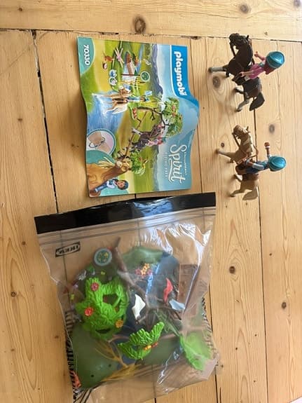 Playmobil hästar, kompletta set och diverse