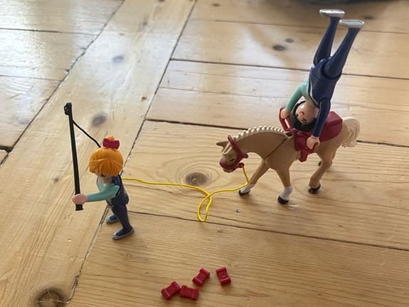 Playmobil hästar, kompletta set och diverse
