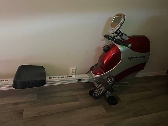 Coretec roddmaskin röd/silver med display