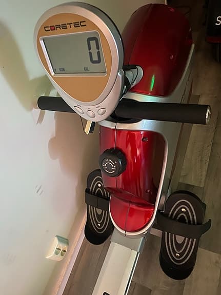 Coretec roddmaskin röd/silver med display