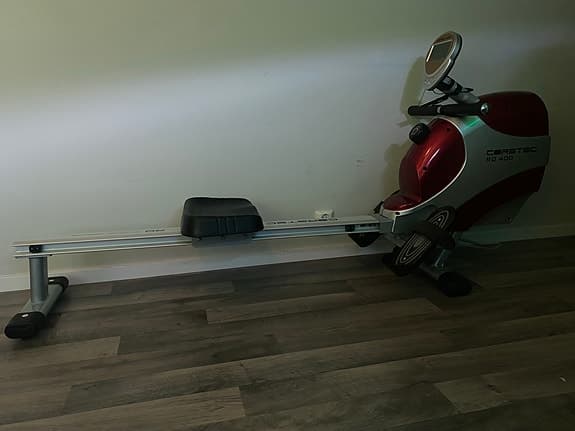 Coretec roddmaskin röd/silver med display