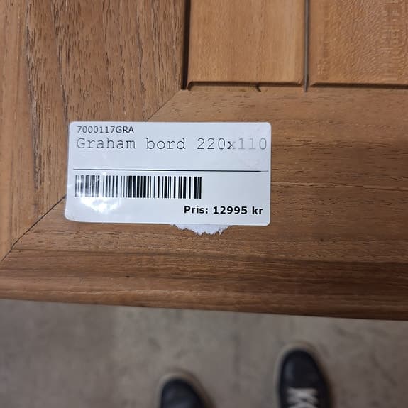 Teakbord Graham 220x110 cm
