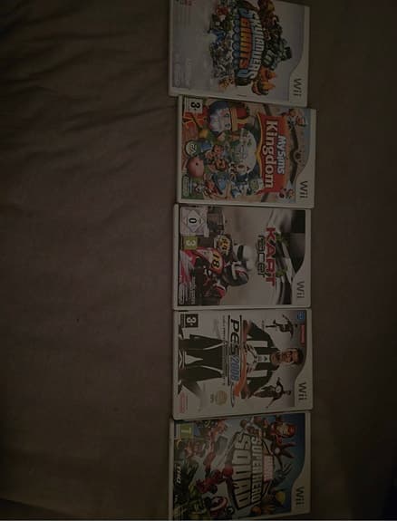 Nintendo Wii spelpaket med 5 spel