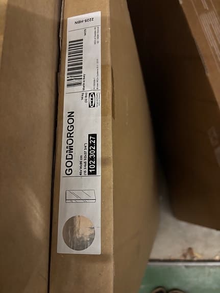 IKEA Godmorgon spegelskåp badrum