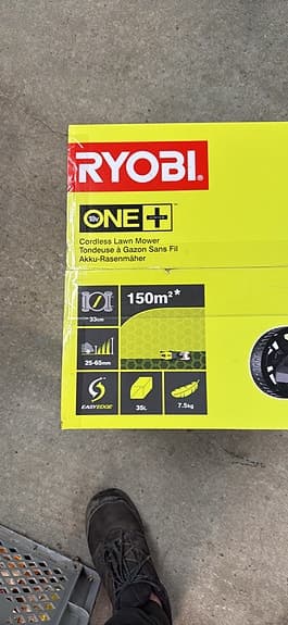 Ryobi One+ RLM18C33B25 batterigräsklippare 18V