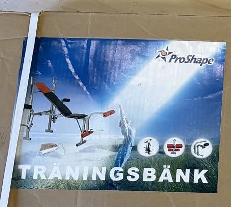 ProShape träningsbänk / hemmagym – komplett multifunktionsbänk