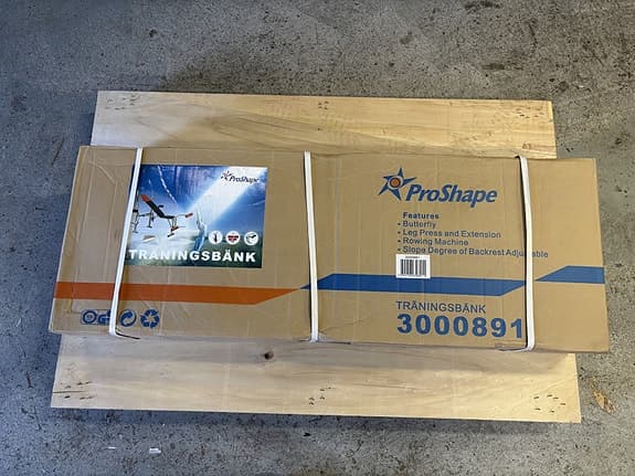 ProShape träningsbänk / hemmagym – komplett multifunktionsbänk