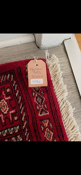 &Tradition röd gångmatta ull 80x207 cm orientalisk