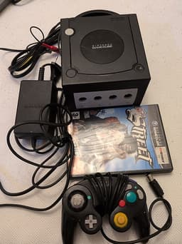 Nintendo GameCube spelkonsol med handkontroll