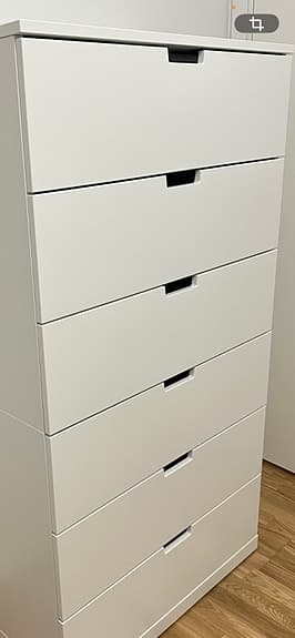Nordli byrå 6 lådor