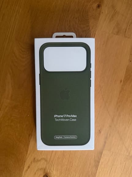 Original Apple iPhone 17 Pro Max TechWoven-fodral med Magsafe – Grön
