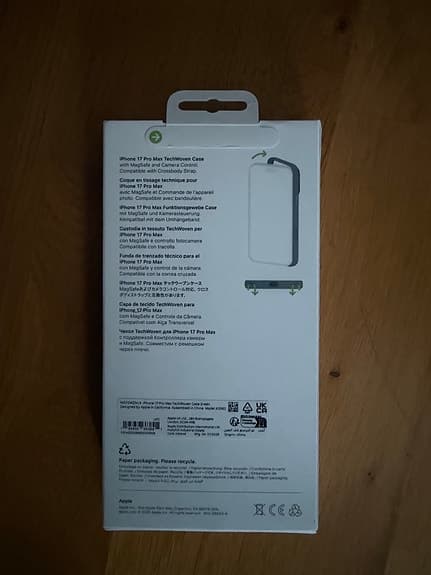 Original Apple iPhone 17 Pro Max TechWoven-fodral med Magsafe – Grön