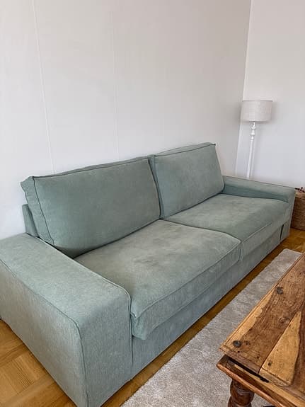 Kivik 3-sitssoffa tallmyra ljusgrön