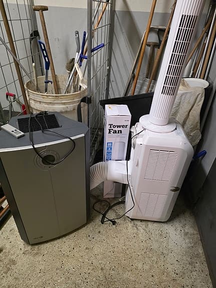 Zibro P828 mobilt luftkonditioneringsaggregat grå