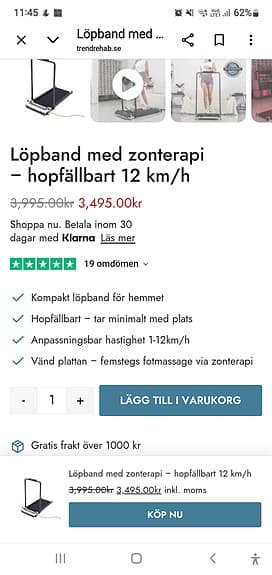 Löpband trendrehab
