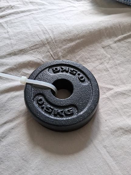 2st 0,5 kg viktskivor för skivstång