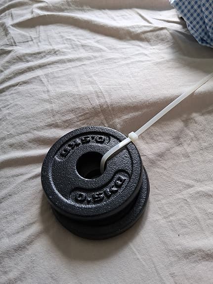 2st 0,5 kg viktskivor för skivstång