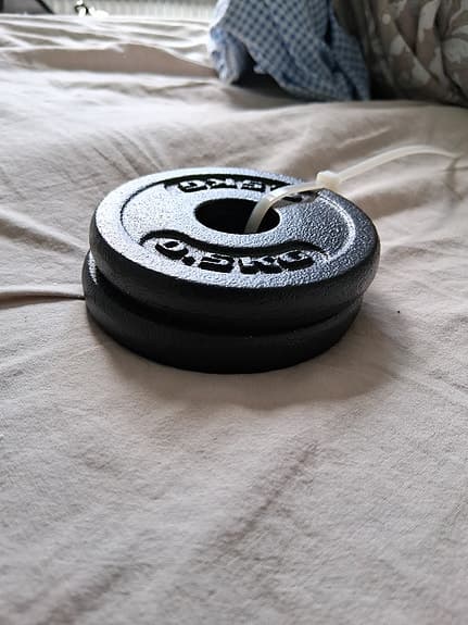 2st 0,5 kg viktskivor för skivstång