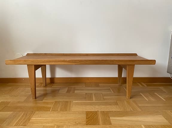Erik Wörtz vintage IKEA Novett soffbord/bänk