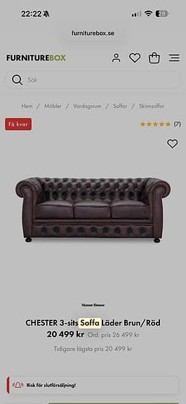 Birmingham 3-sits Soffa