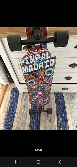 Madrid Huntington Pinball longboard