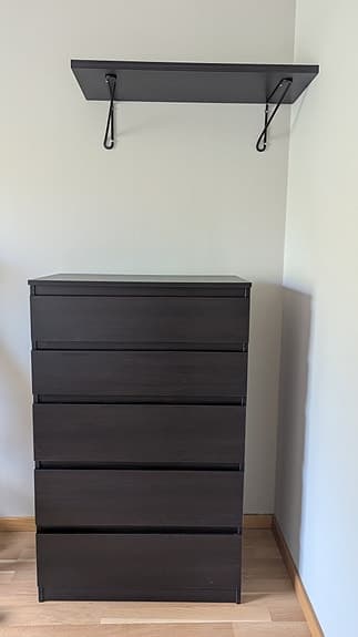 KULLEN byrå med 6 lådor SOM NY