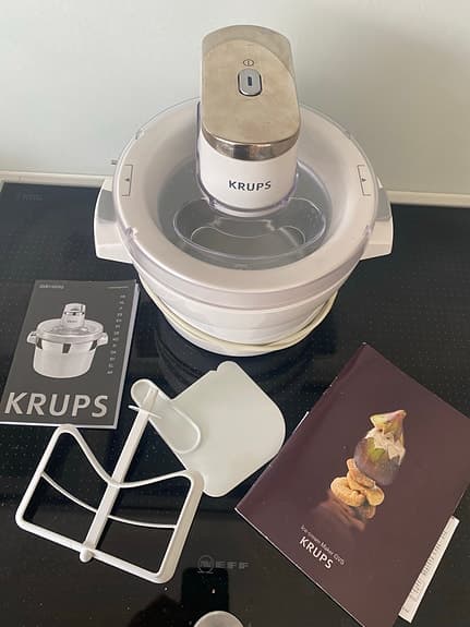 Krups glassmaskin vit