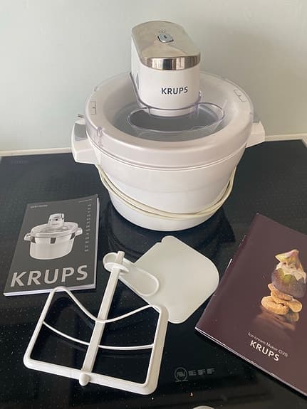 Krups glassmaskin vit