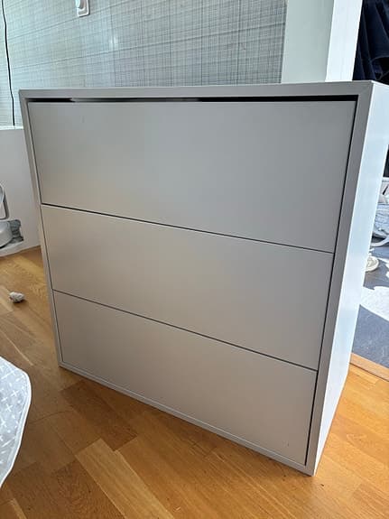Vit Eket byrå ikea