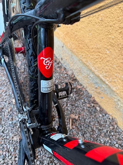 Trek mountainbike 29" stl S svart/röd unisex