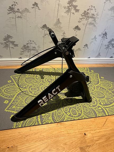 React cykeltrainer svart