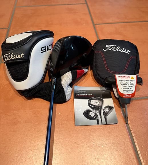 Titleist 910D2 Driver 10.5° med Diamana-skaft – Komplett