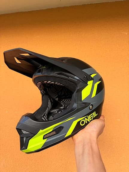 MTB/BMX O’Neal Fullface hjälm L svart/grön