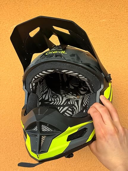 MTB/BMX O’Neal Fullface hjälm L svart/grön