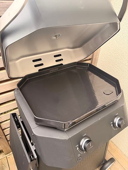 Cozze G500 plancha, stekhäll inkl bord & skydd