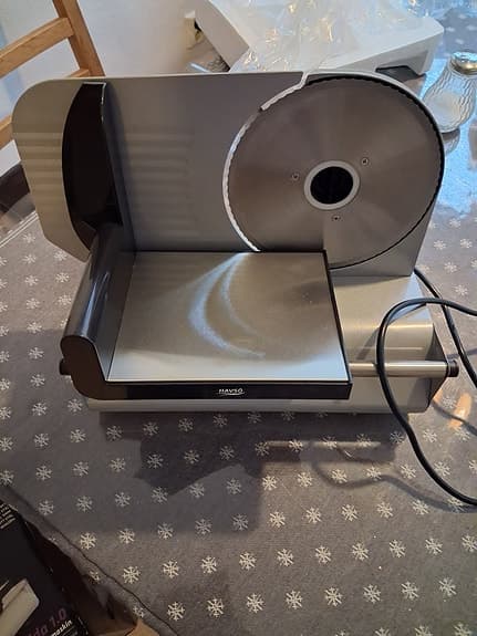 skärmaskin kött, grönsaker, brö