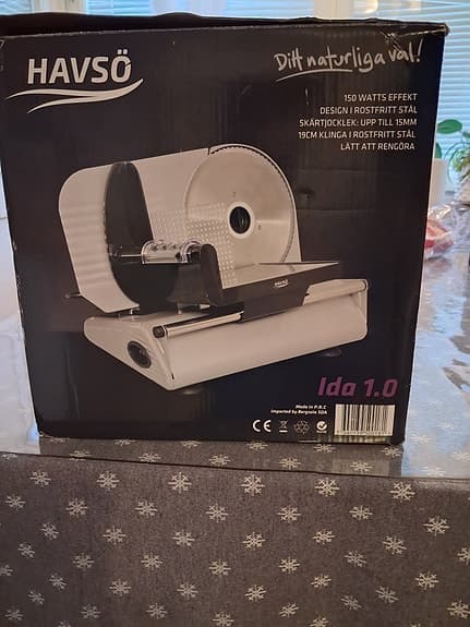 skärmaskin kött, grönsaker, brö