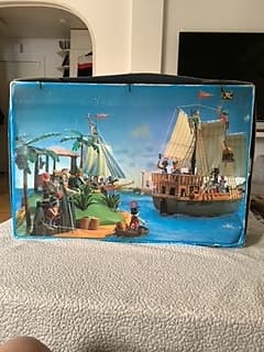 Playmobil piratö med tillbehör, vintage.