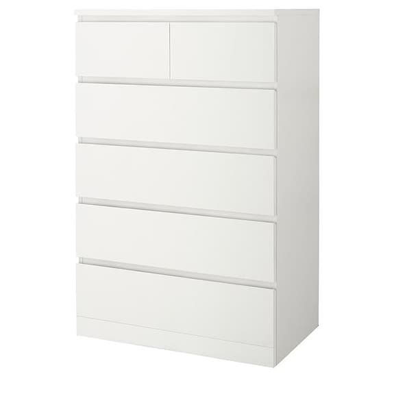 Ikea Malm Byrå 6 lådor