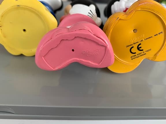Disney figurer Musse Pigg, Mimmi Pigg och Snövit