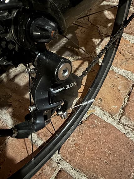 Landvägscykel, White + Shimano 105