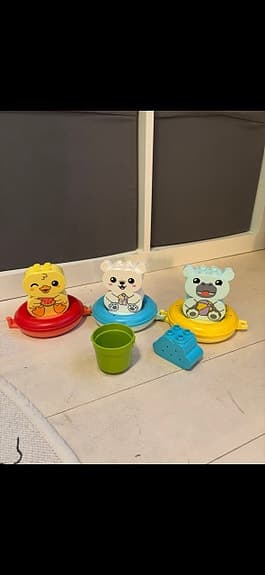 LEGO DUPLO badleksak – flytande djurtåg