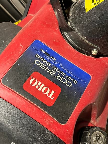 Toro CCR 2450 snöslunga – 5HP, 50 cm bredd